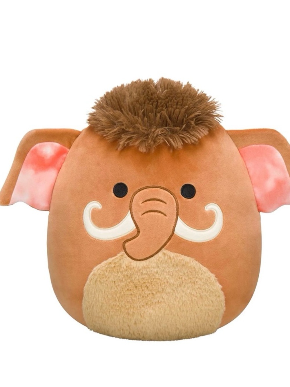 Squishmallows Chienda Wooly Mammoth 12” Plush in Warm Tan and Light Brown